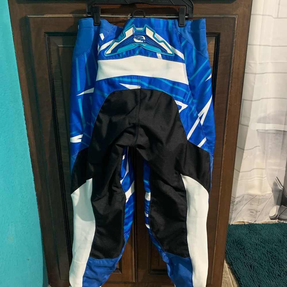 MSR Men's Blue Racing Pants - Picture 2 of 3